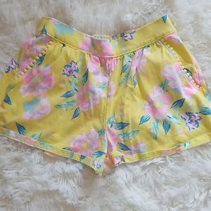 Neon colored shorts
